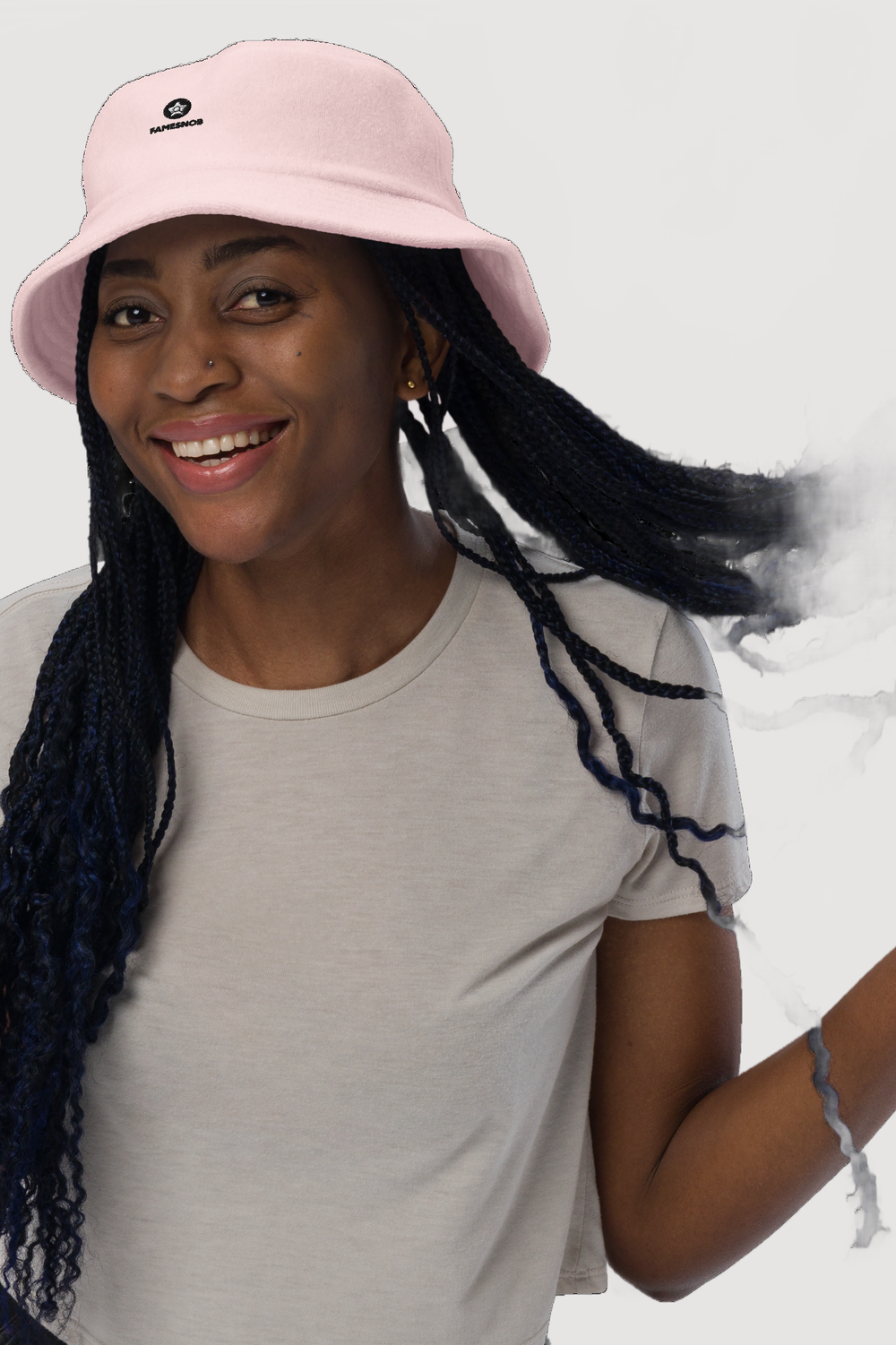 Unstructured Terry Cloth Bucket Hat - Famesnob