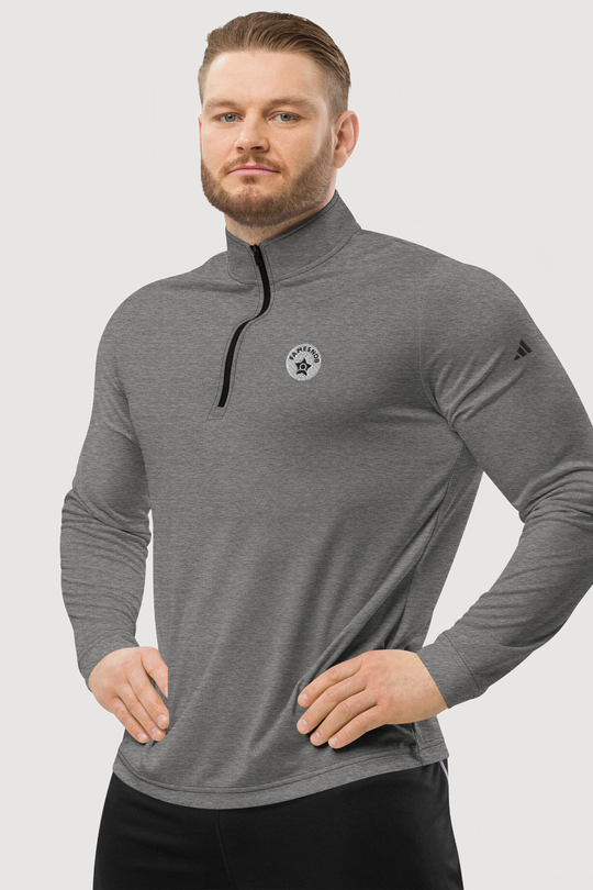 Adidas Quarter Zip Pullover - Famesnob