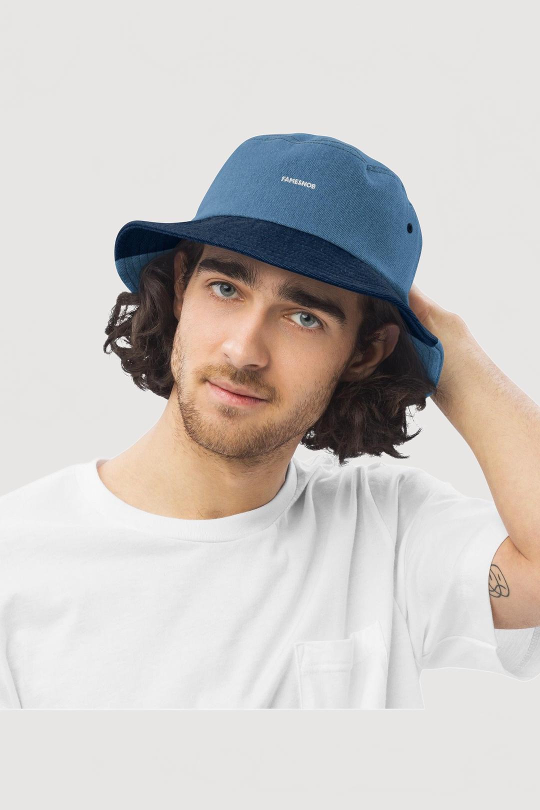 Denim Bucket Hat - Famesnob