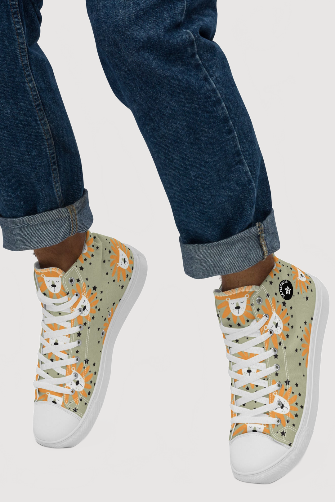 High Top Canvas Shoes - Famesnob