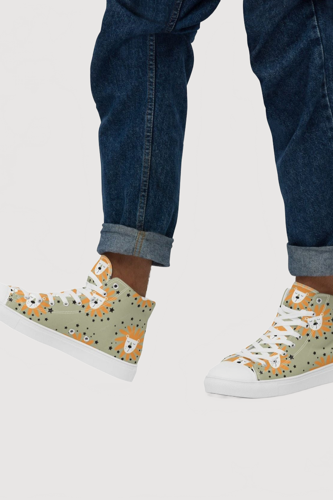 High Top Canvas Shoes - Famesnob
