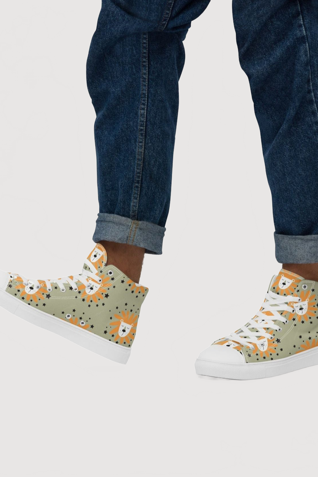 High Top Canvas Shoes - Famesnob
