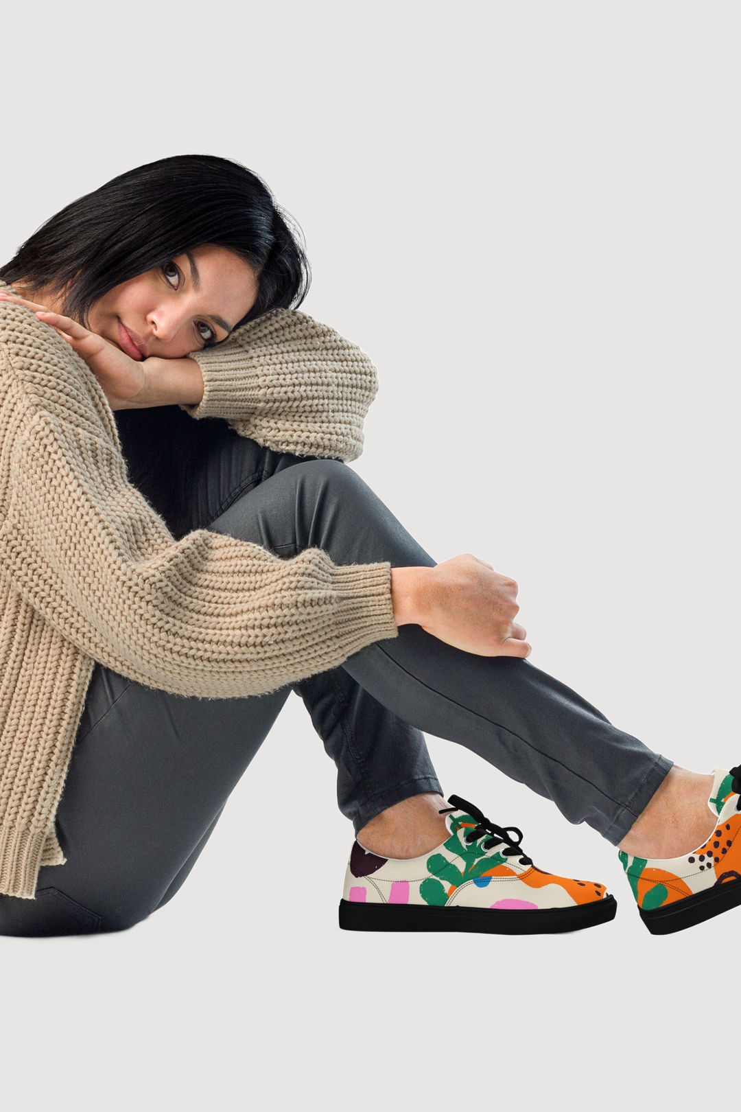 Lace-up Canvas Shoes - Famesnob