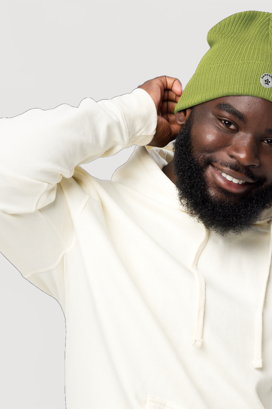 Organic Ribbed Beanie | Atlantis - Famesnob