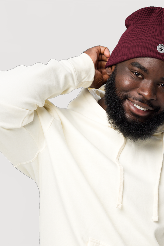 Organic Ribbed Beanie | Atlantis - Famesnob