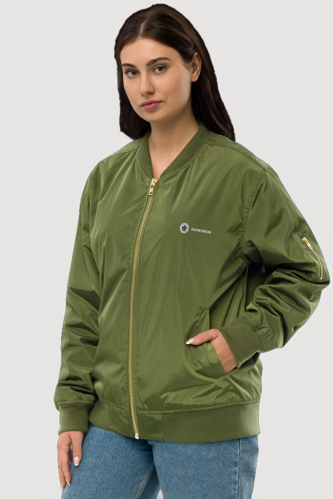 Premium Recycled Bomber Jacket | Threadfast Apparel - Famesnob