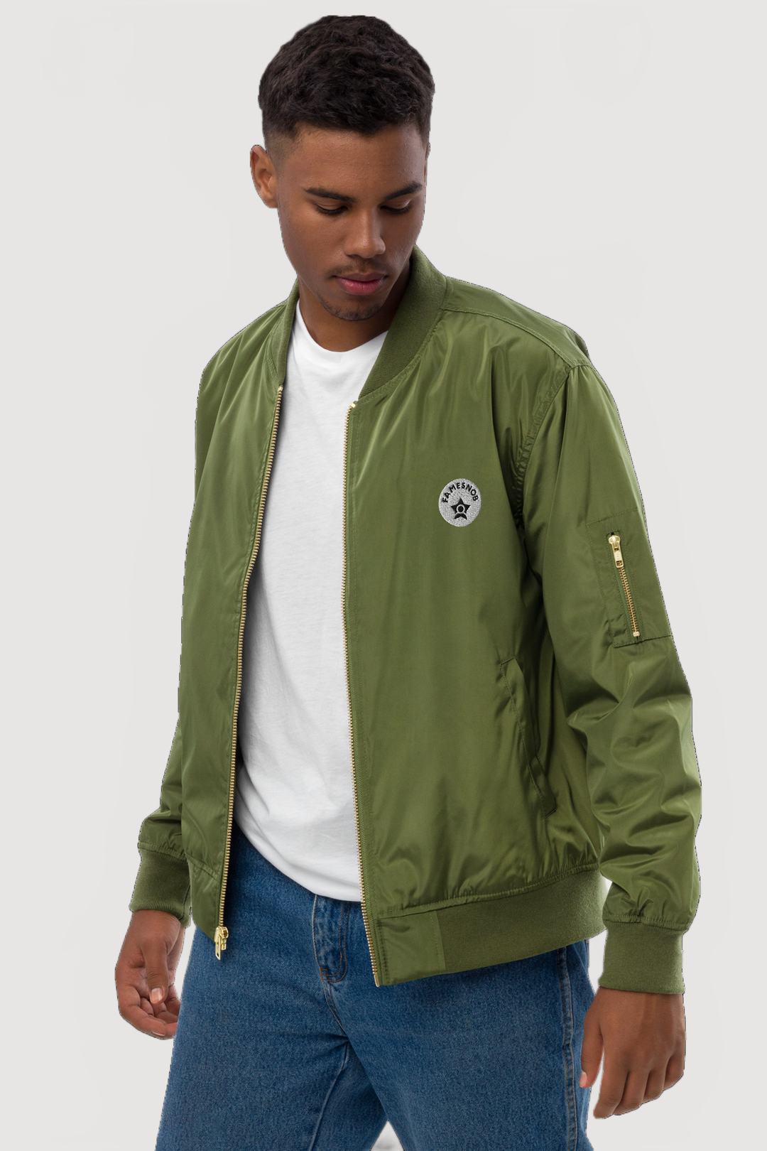 Premium Recycled Bomber Jacket | Threadfast Apparel - Famesnob