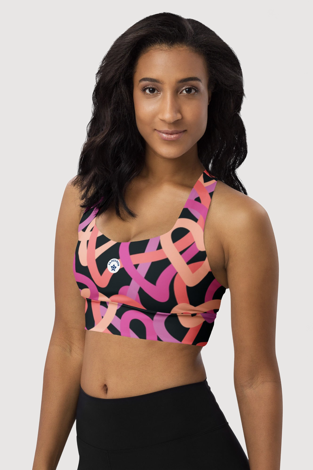 Recycle Longline Sports Bra - Famesnob