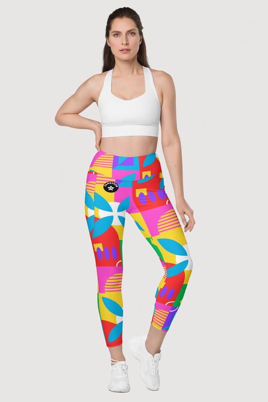 Recycled Leggings with Pockets - Famesnob