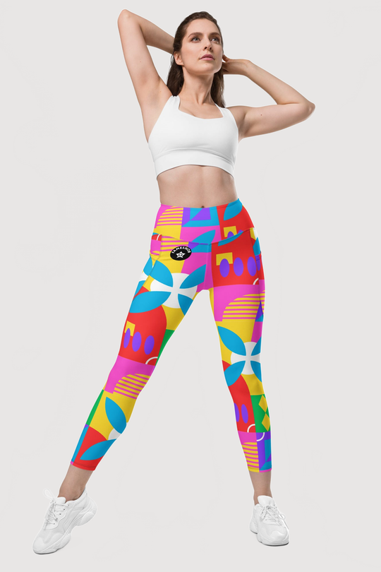 Recycled Leggings with Pockets - Famesnob