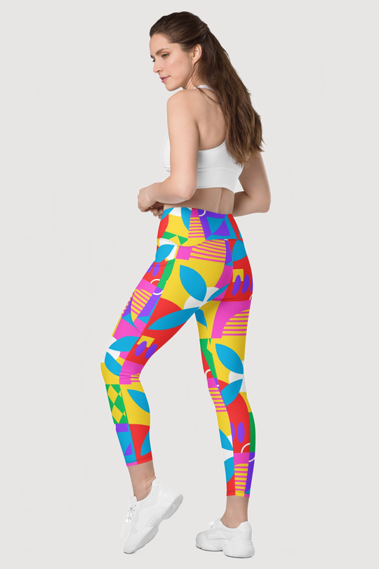 Recycled Leggings with Pockets - Famesnob