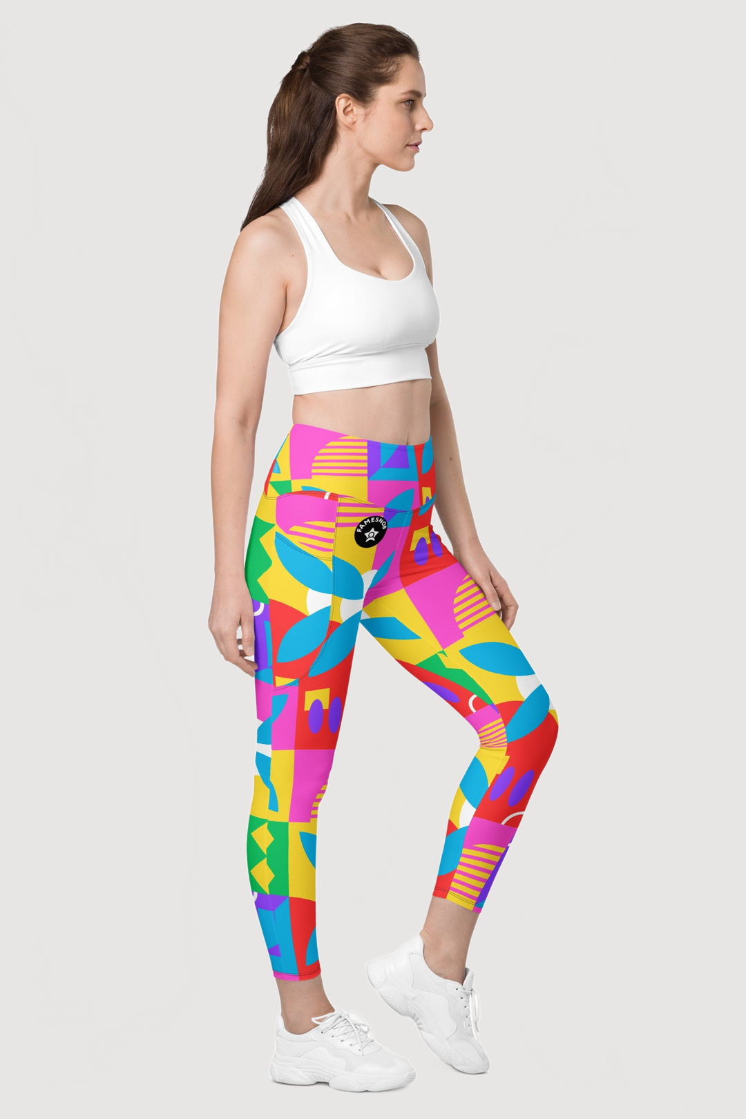 Recycled Leggings with Pockets - Famesnob