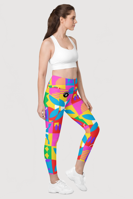 Recycled Leggings with Pockets - Famesnob