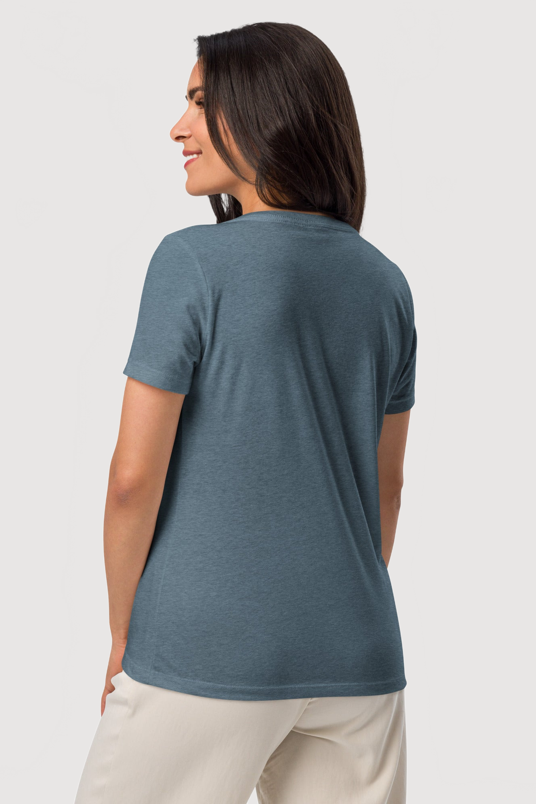 Relaxed V-Neck T-Shirt  | Bella + Canvas - Famesnob