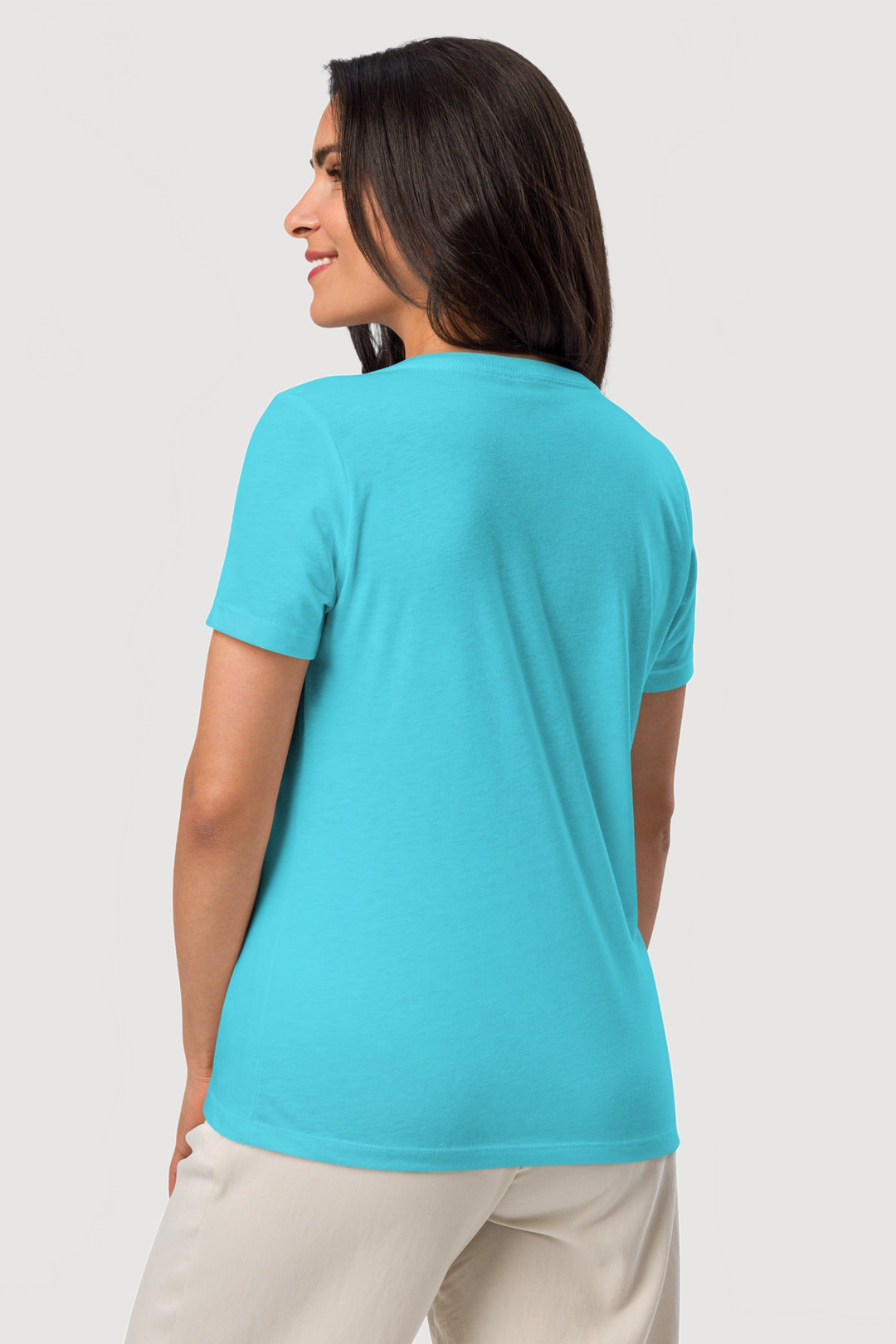 Relaxed V-Neck T-Shirt  | Bella + Canvas - Famesnob