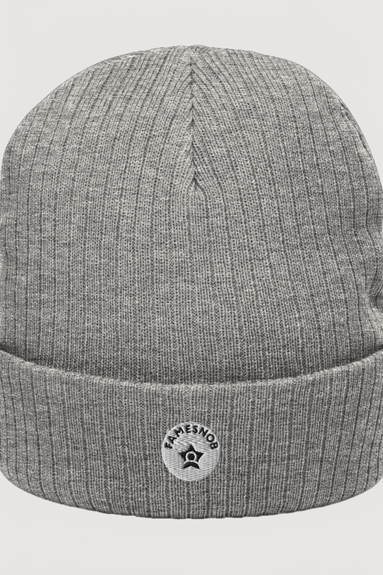 Ribbed Knit Beanie  | Atlantis - Famesnob