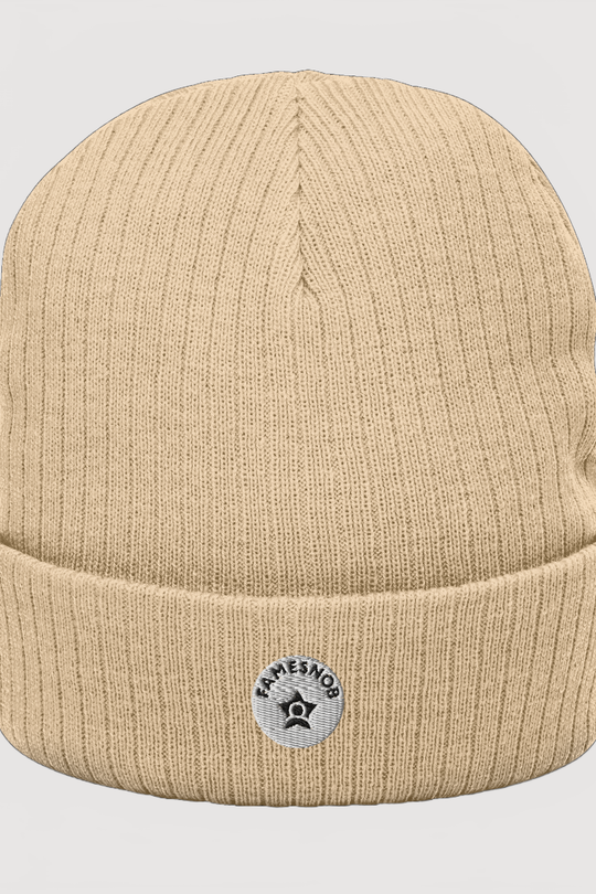Ribbed Knit Beanie  | Atlantis - Famesnob