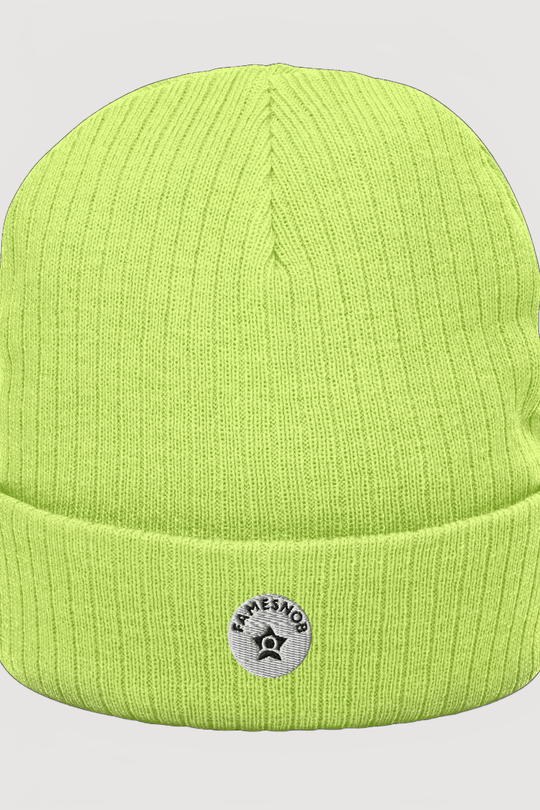 Ribbed Knit Beanie  | Atlantis - Famesnob