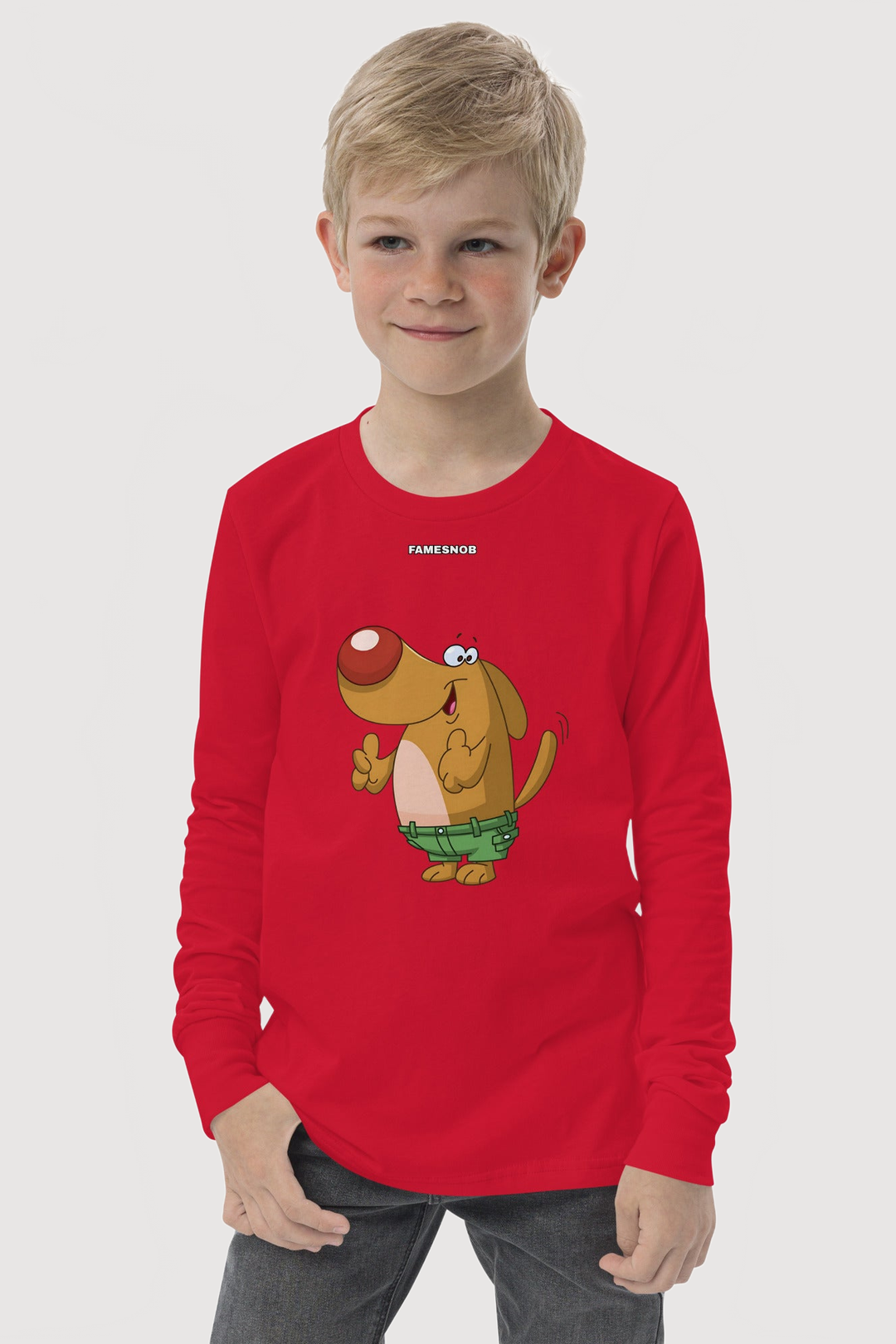Ringspun Cotton Long Sleeve T-shirt - Famesnob