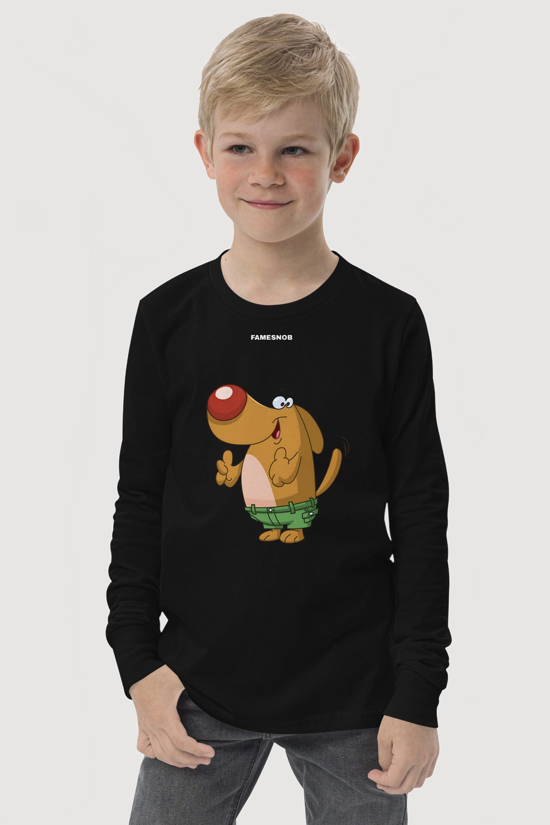 Ringspun Cotton Long Sleeve T-shirt - Famesnob