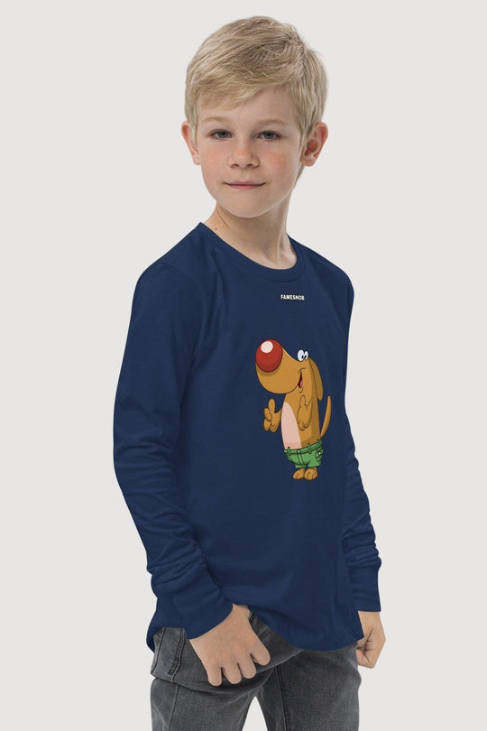 Ringspun Cotton Long Sleeve T-shirt - Famesnob