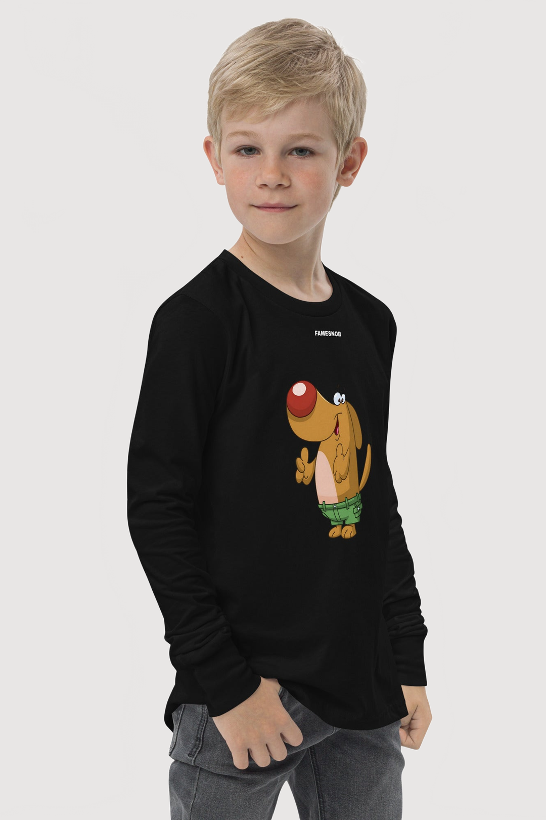 Ringspun Cotton Long Sleeve T-shirt - Famesnob
