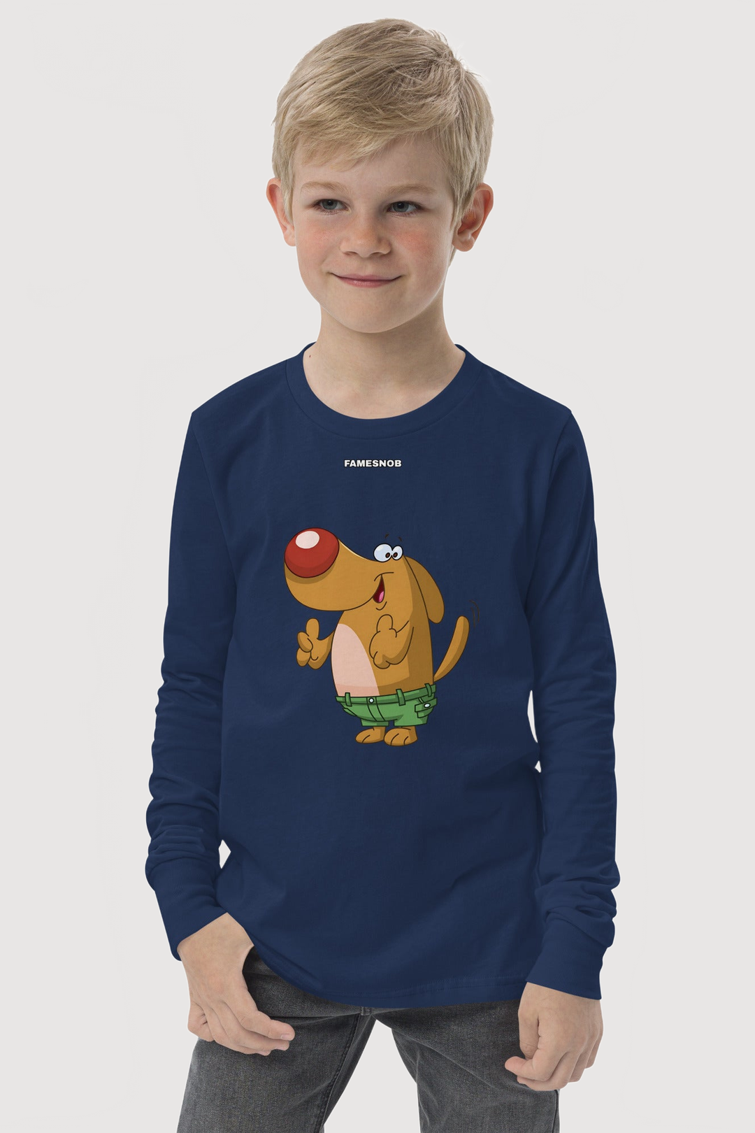 Ringspun Cotton Long Sleeve T-shirt - Famesnob
