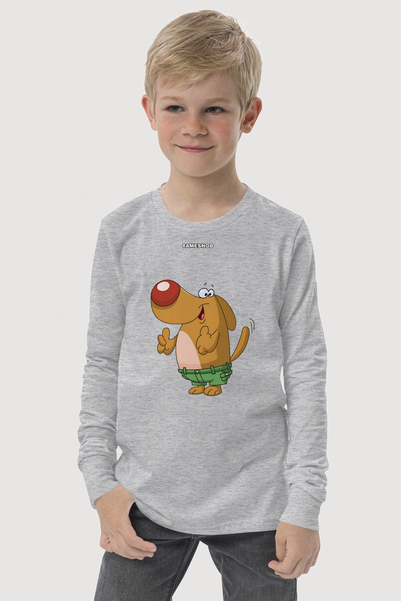 Ringspun Cotton Long Sleeve T-shirt - Famesnob
