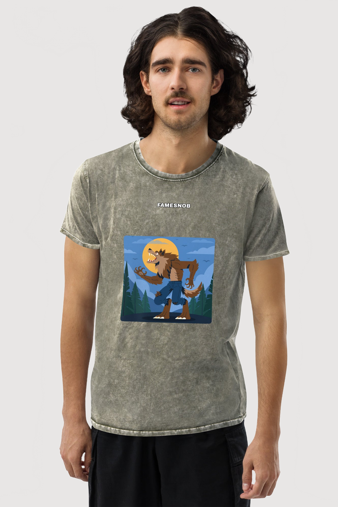 Unisex Denim T-Shirt | Husky - Famesnob