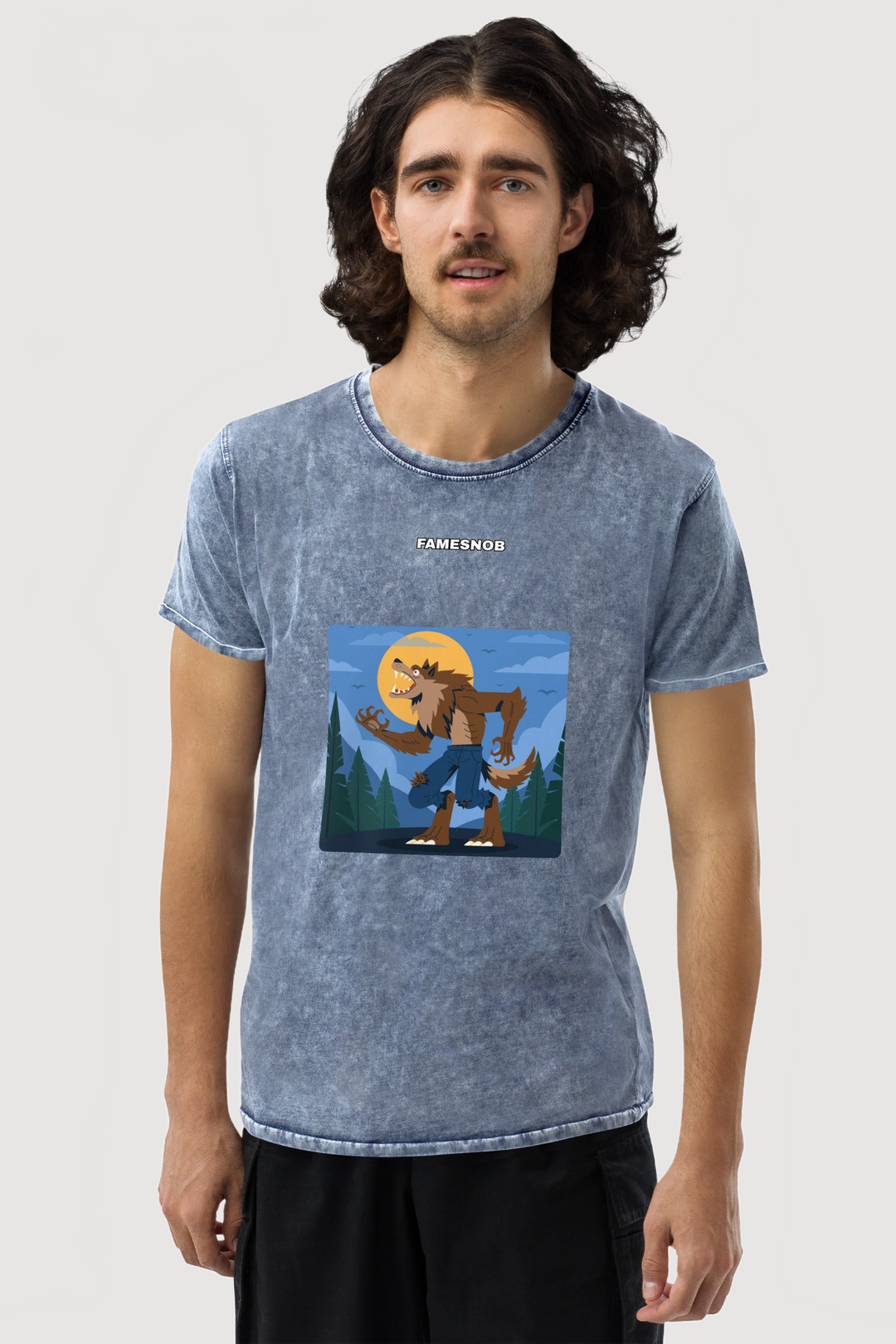 Unisex Denim T-Shirt | Husky - Famesnob