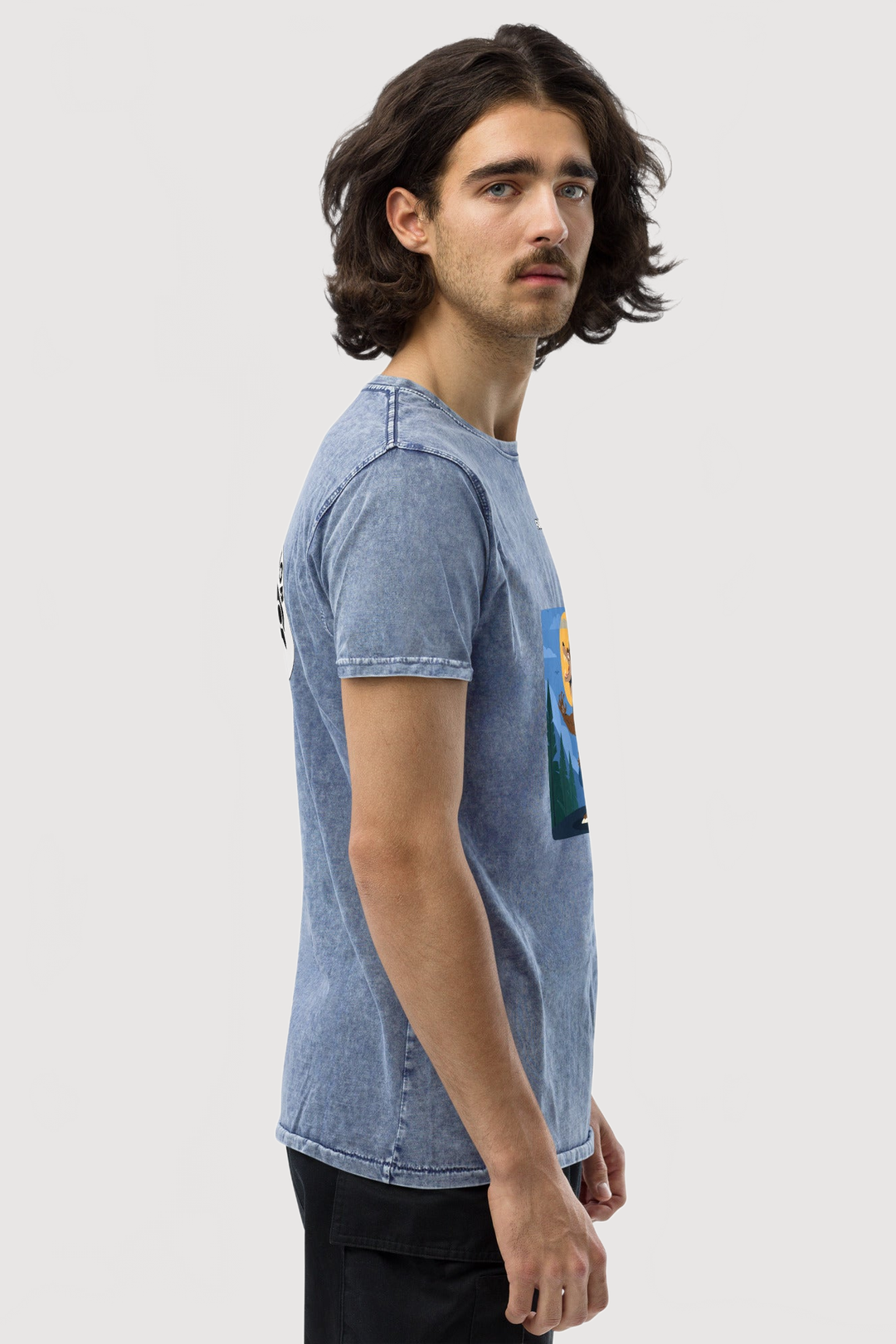 Unisex Denim T-Shirt | Husky - Famesnob