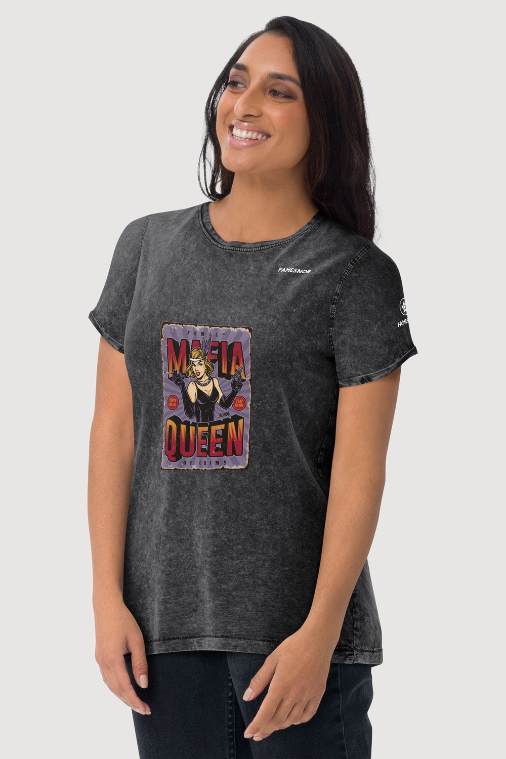 Unisex Denim T-shirt | Husky - Famesnob