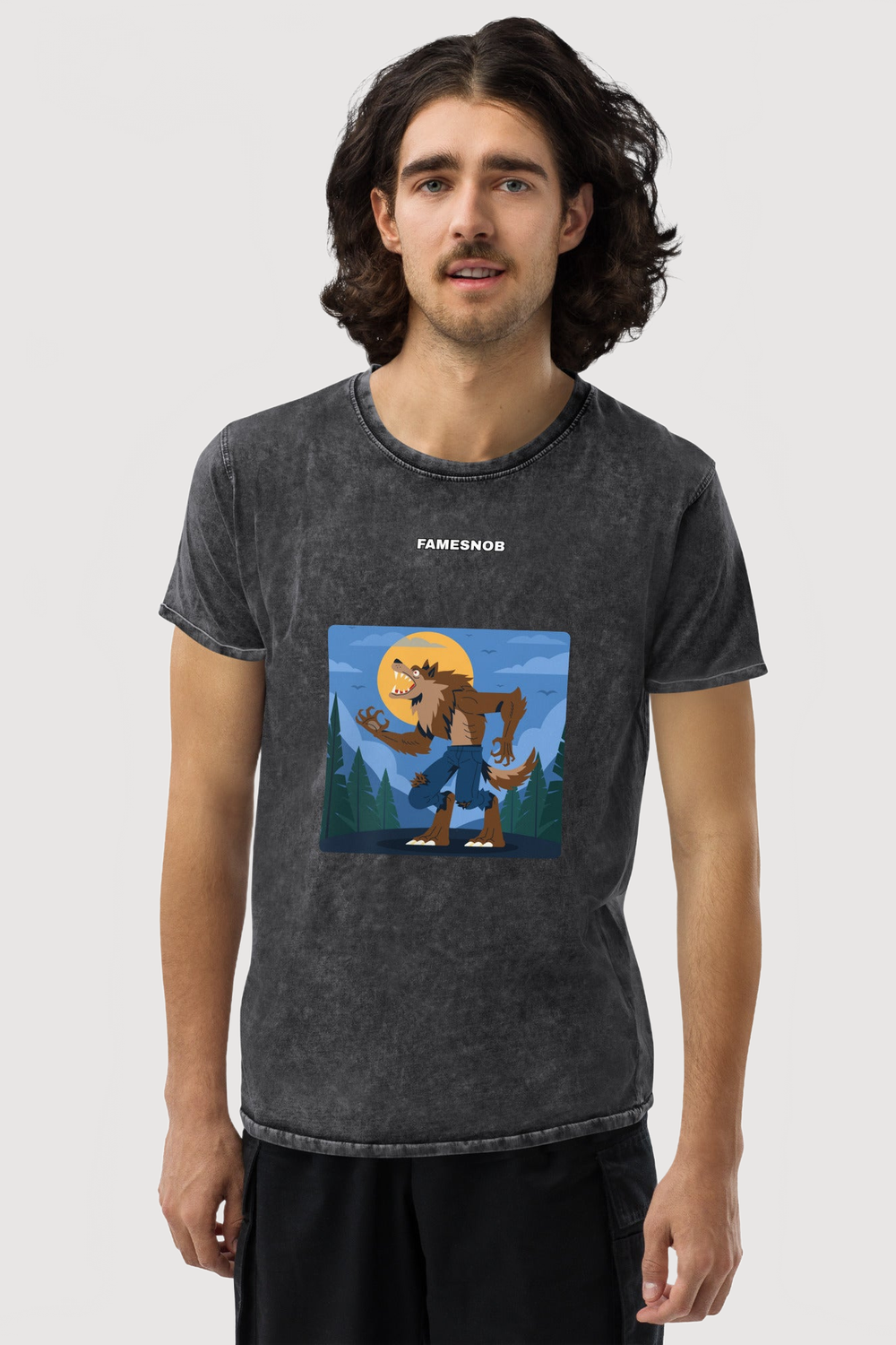 Unisex Denim T-Shirt | Husky - Famesnob