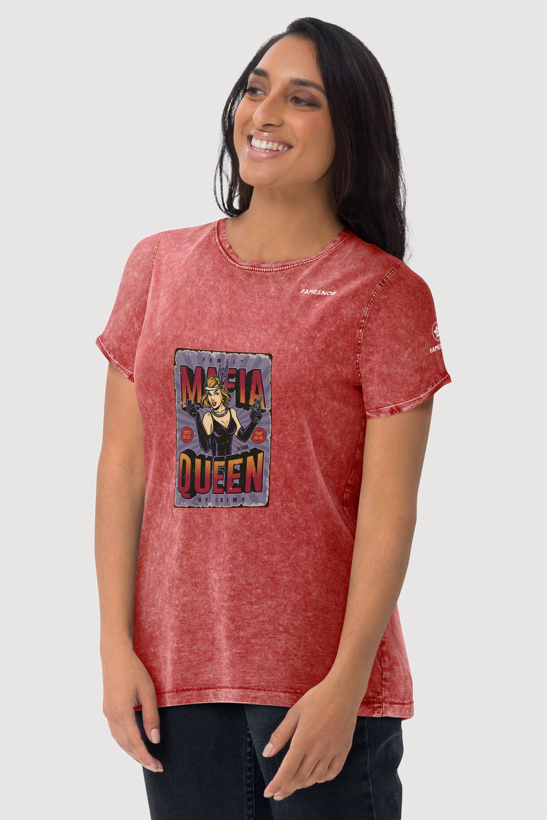 Unisex Denim T-shirt | Husky - Famesnob