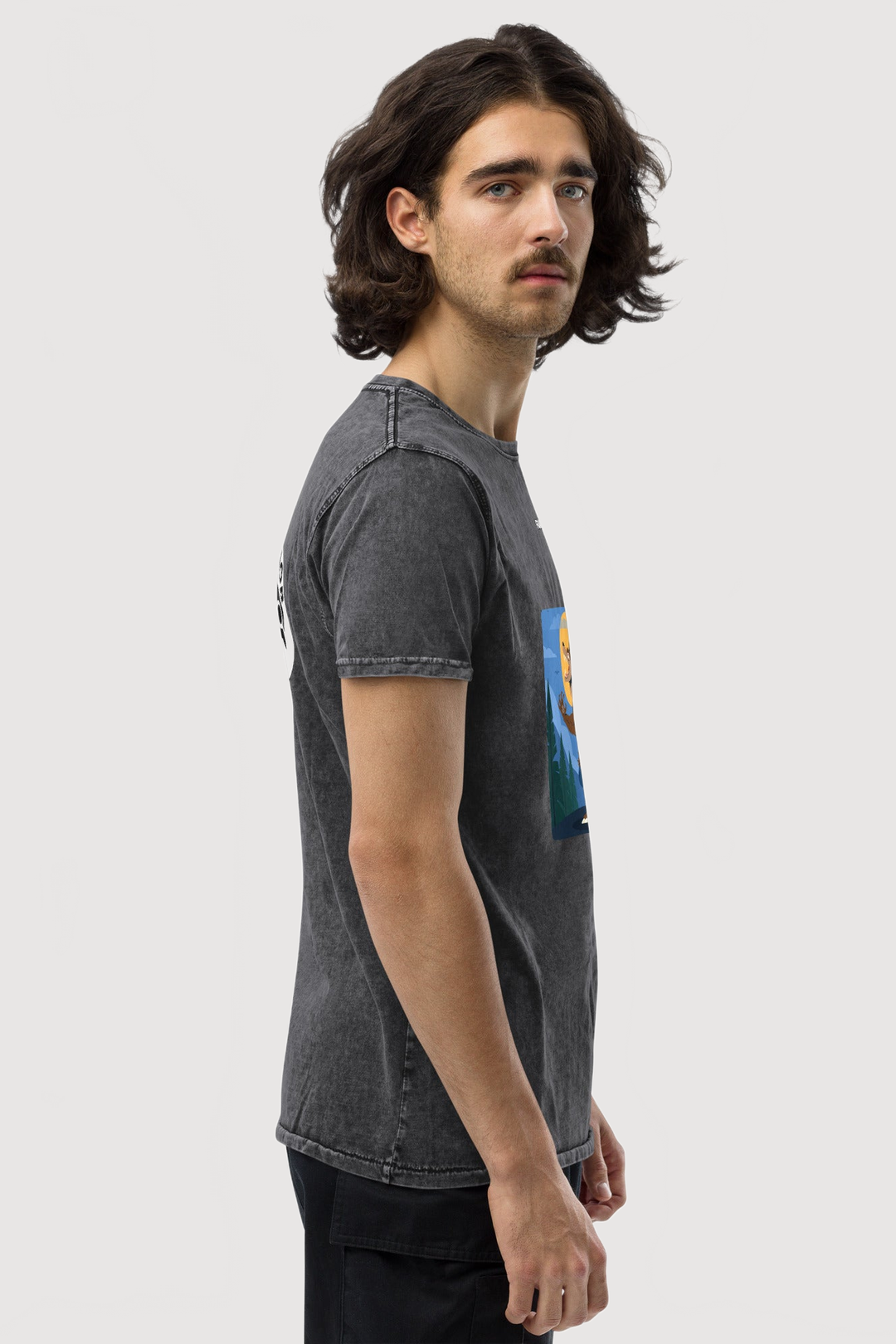 Unisex Denim T-Shirt | Husky - Famesnob