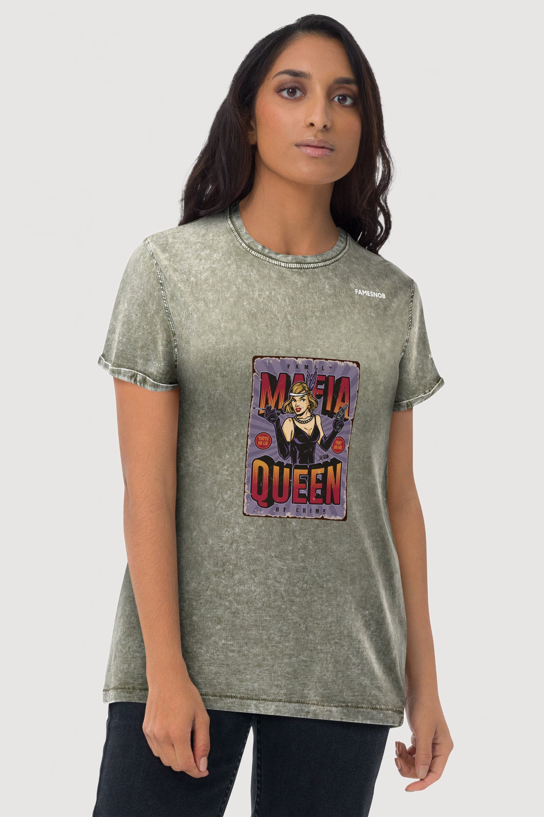 Unisex Denim T-shirt | Husky - Famesnob