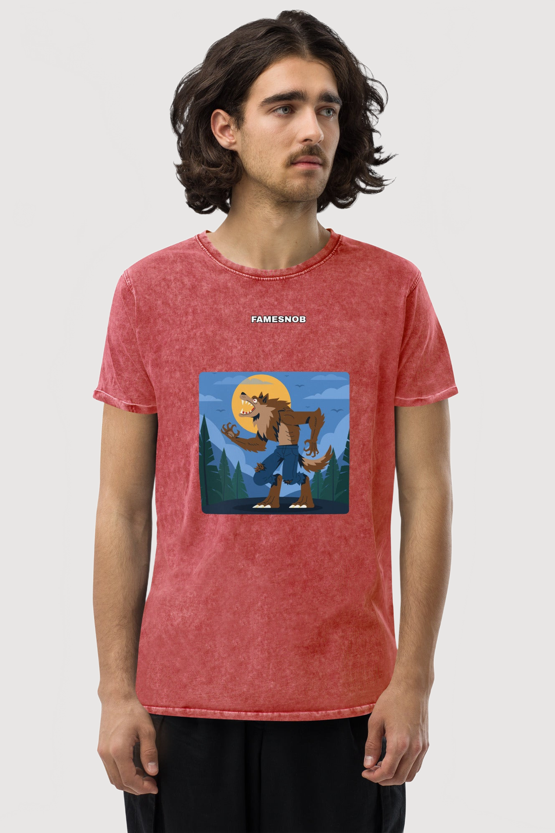 Unisex Denim T-Shirt | Husky - Famesnob