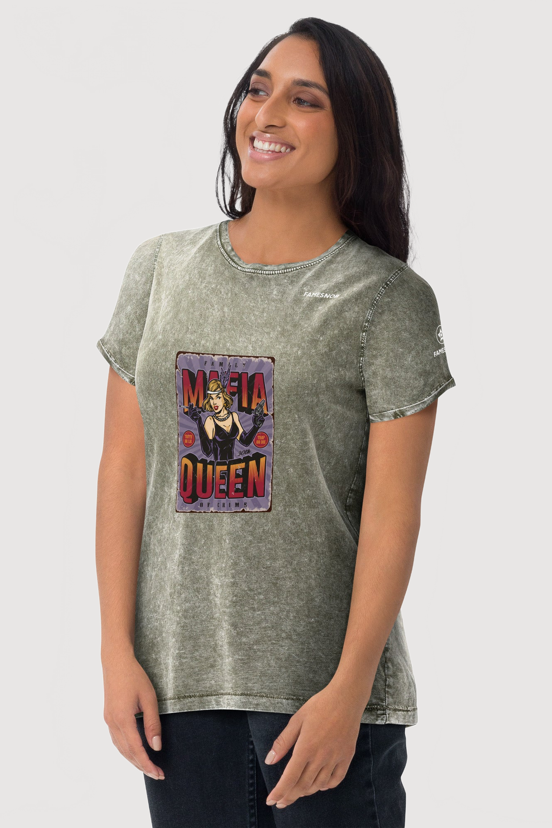 Unisex Denim T-shirt | Husky - Famesnob