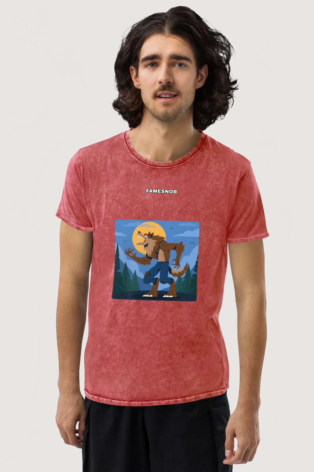 Unisex Denim T-Shirt | Husky - Famesnob
