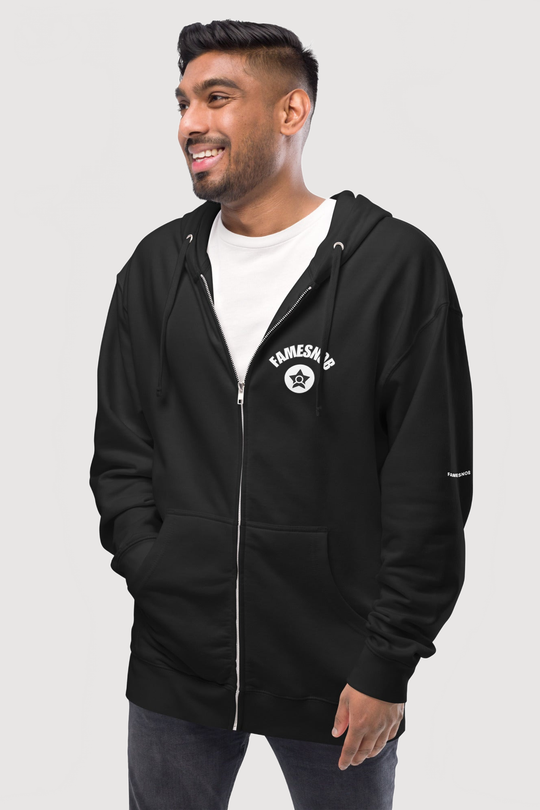 Unisex Fleece Zip Up Hoodie | Independent Trading Co - Famesnob