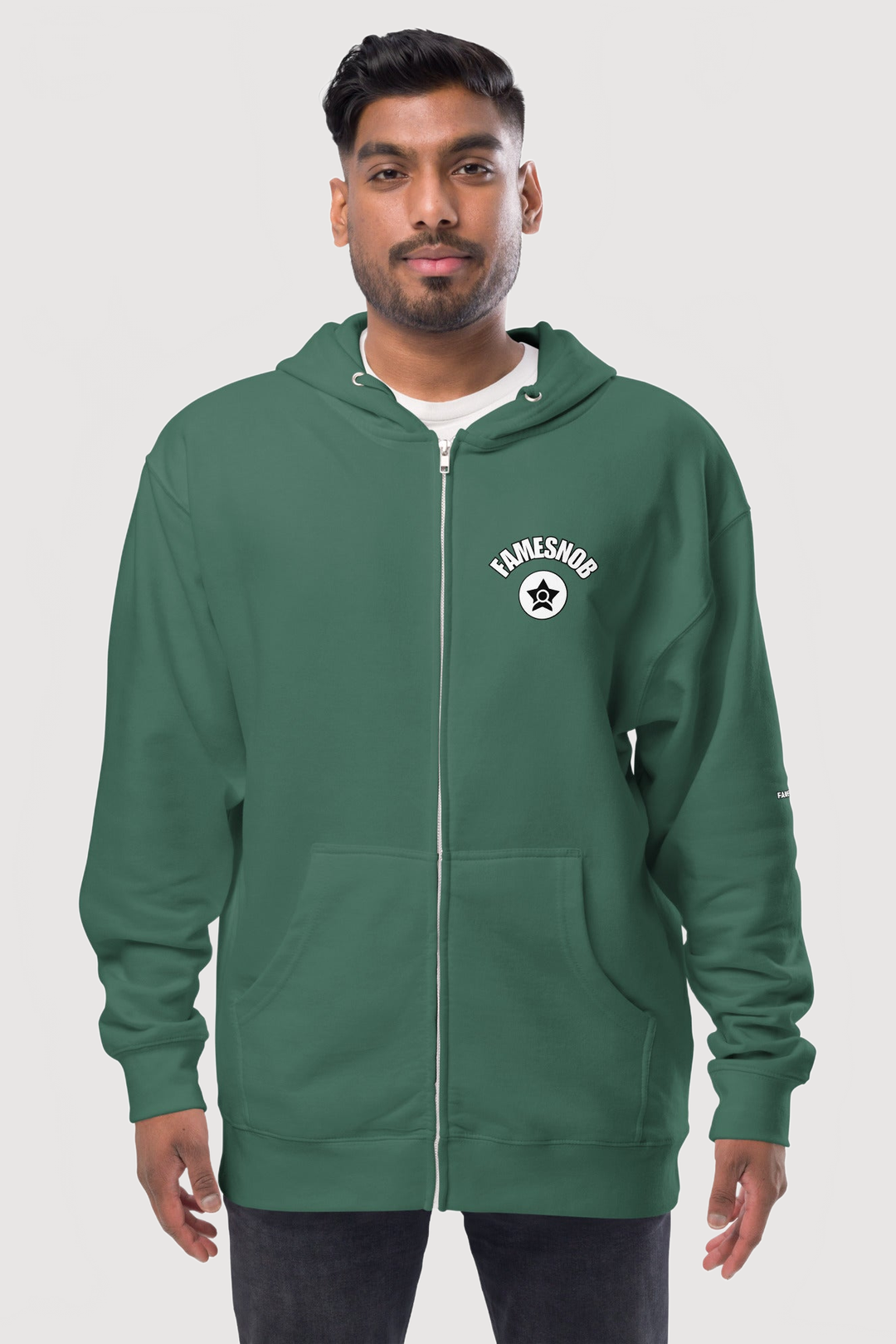Unisex Fleece Zip Up Hoodie | Independent Trading Co - Famesnob