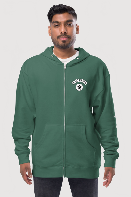 Unisex Fleece Zip Up Hoodie | Independent Trading Co - Famesnob