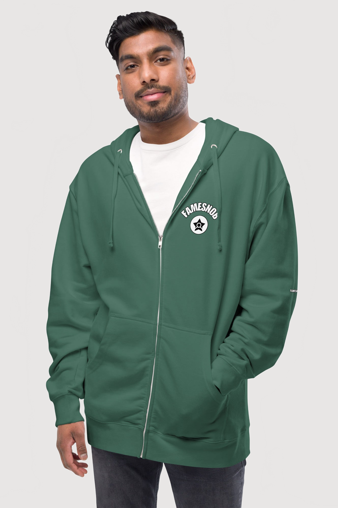 Unisex Fleece Zip Up Hoodie | Independent Trading Co - Famesnob