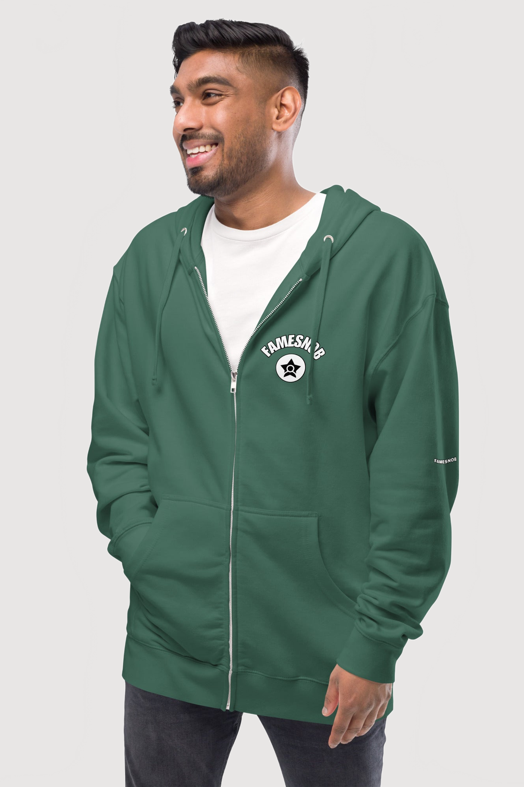 Unisex Fleece Zip Up Hoodie | Independent Trading Co - Famesnob
