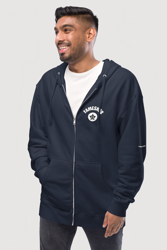 Unisex Fleece Zip Up Hoodie | Independent Trading Co - Famesnob