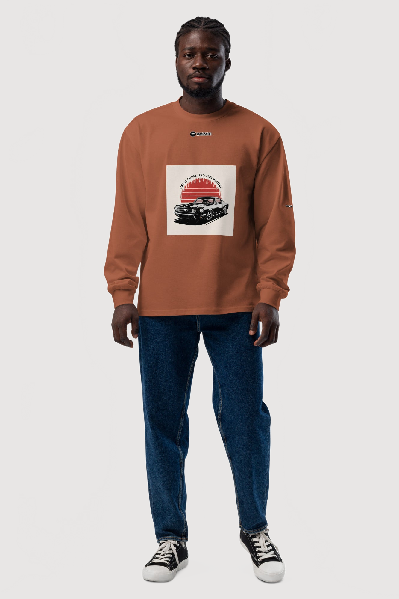 Unisex Garment-Dyed Heavyweight Long Sleeve T-shirt | Comfort Colors - Famesnob