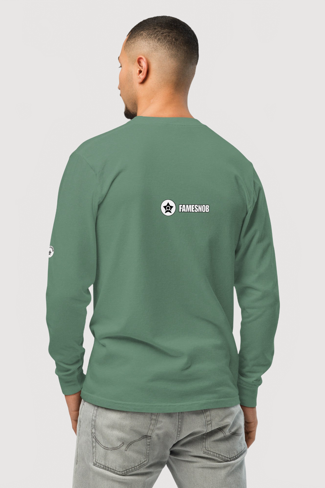 Unisex Garment-Dyed Long-Sleeve Shirt - Famesnob