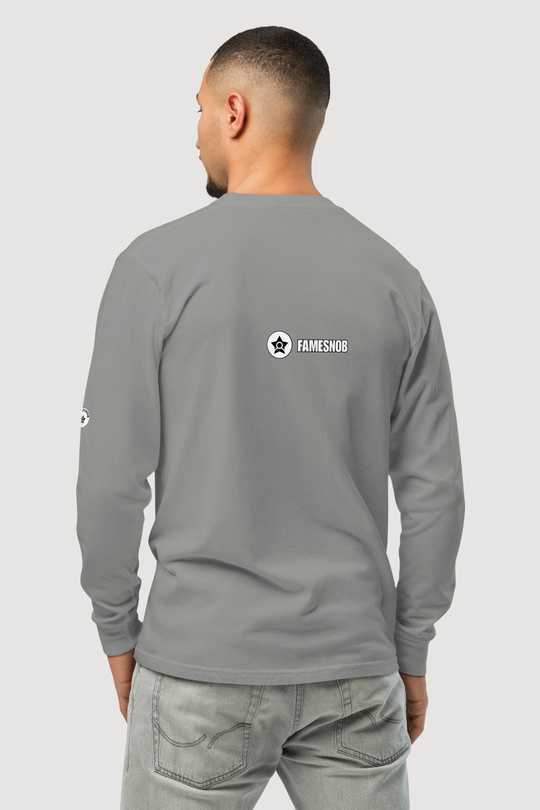 Unisex Garment-Dyed Long-Sleeve Shirt - Famesnob