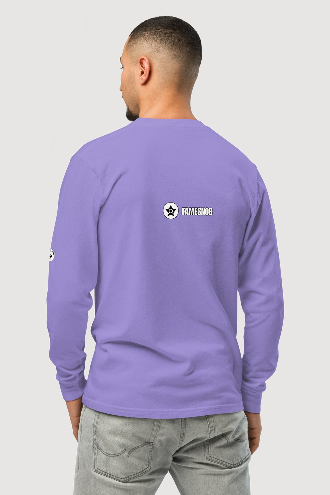 Unisex Garment-Dyed Long-Sleeve Shirt - Famesnob