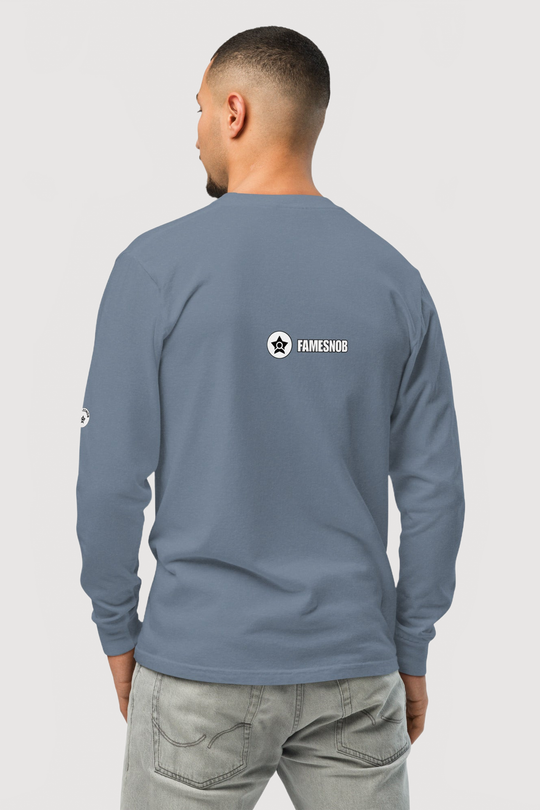 Unisex Garment-Dyed Long-Sleeve Shirt - Famesnob